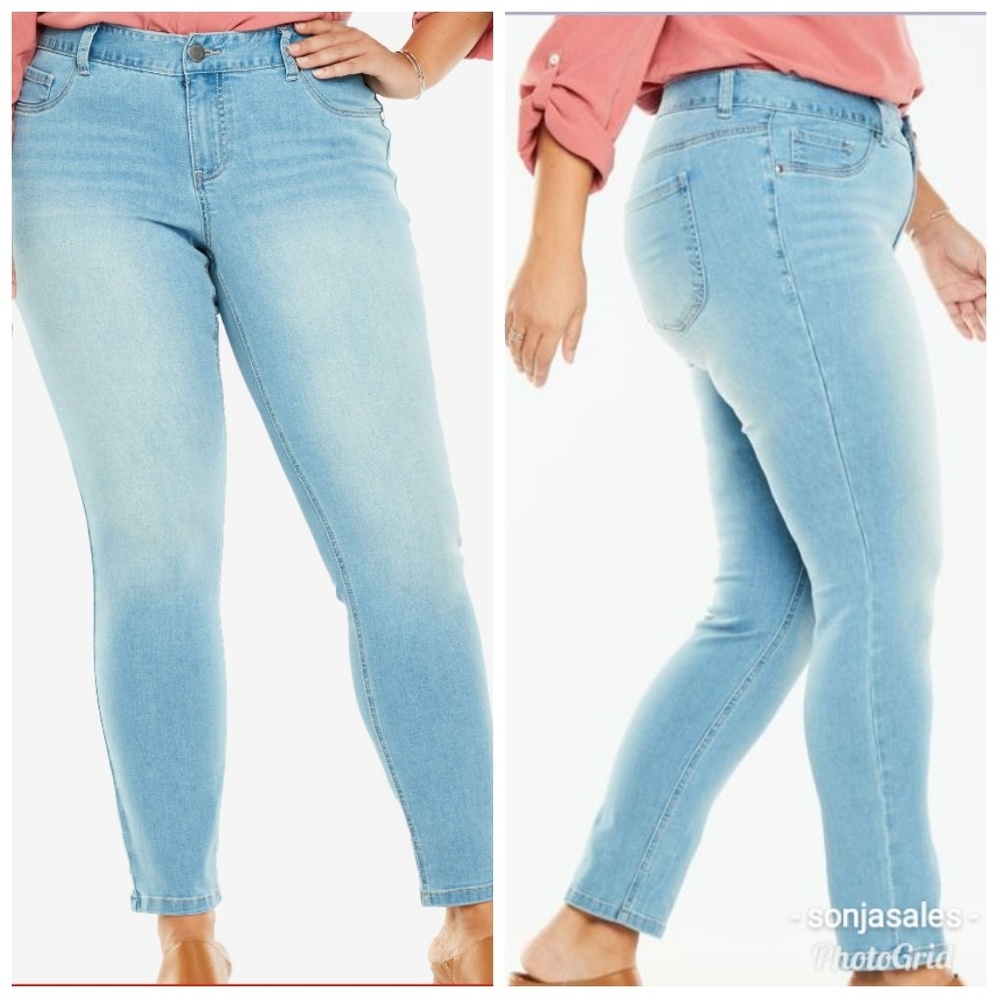 28W Jeggings New Bleach Blue